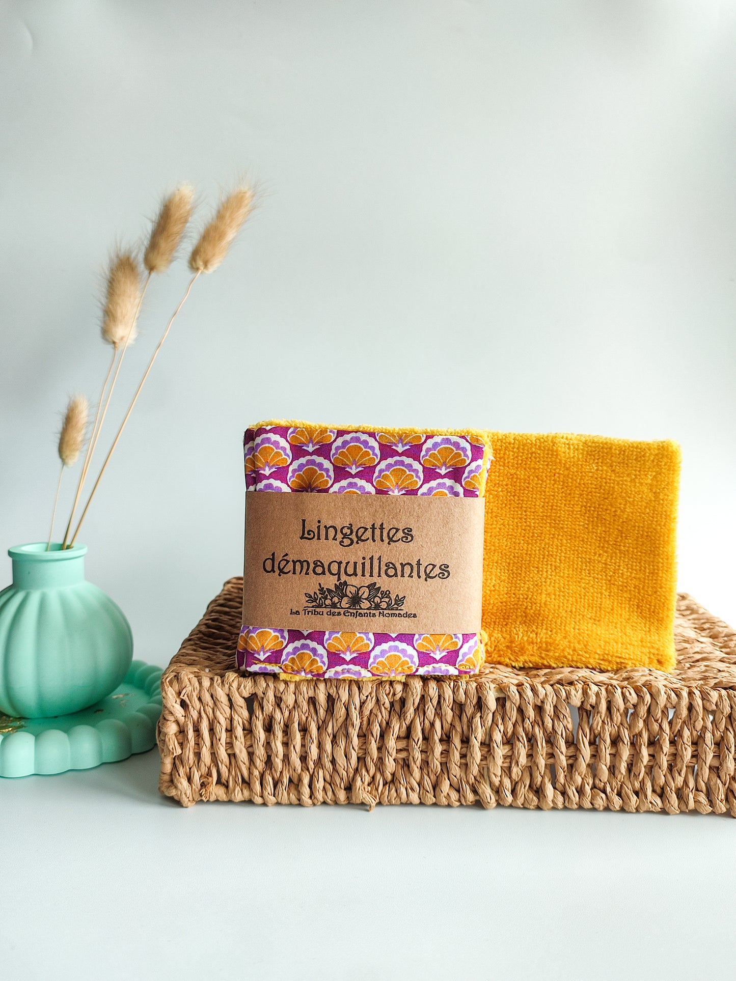 Lingettes éponge velours