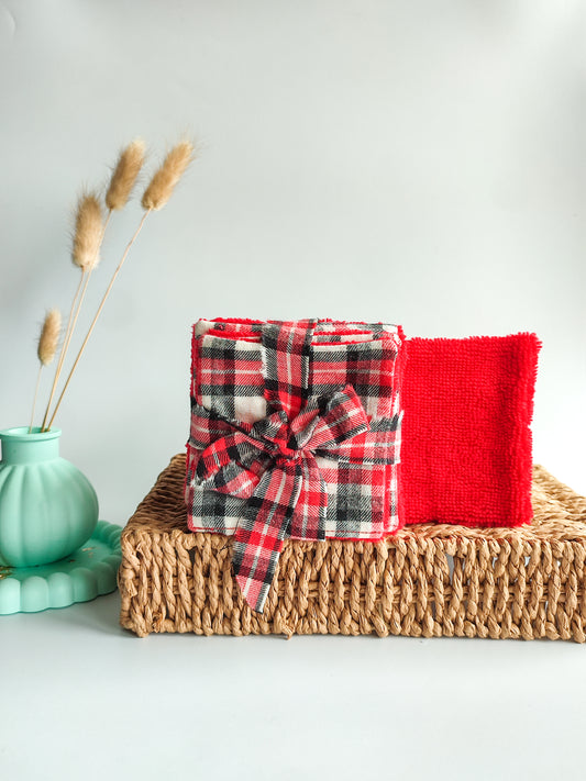 Lingettes éponge velours