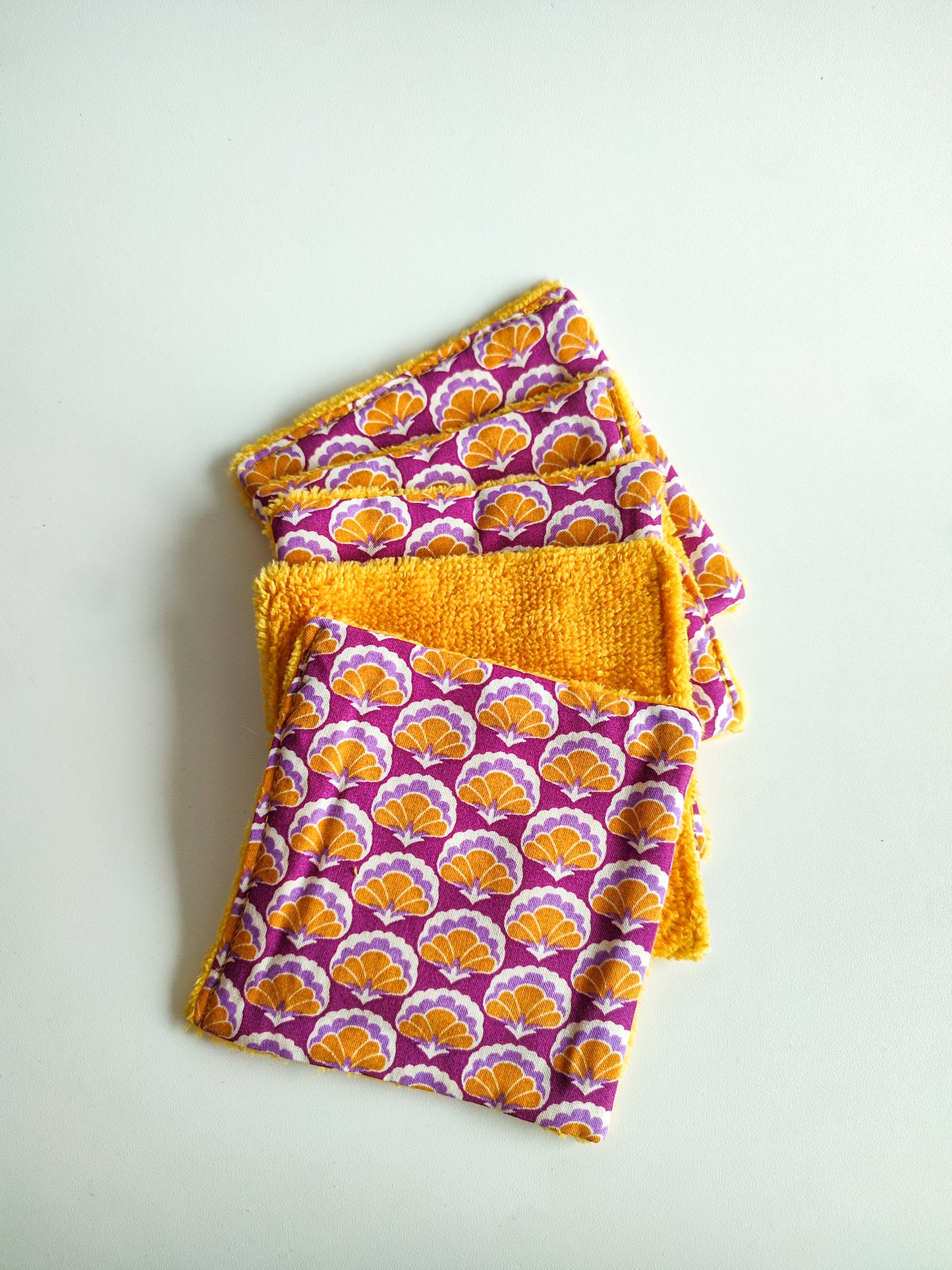 Lingettes éponge velours