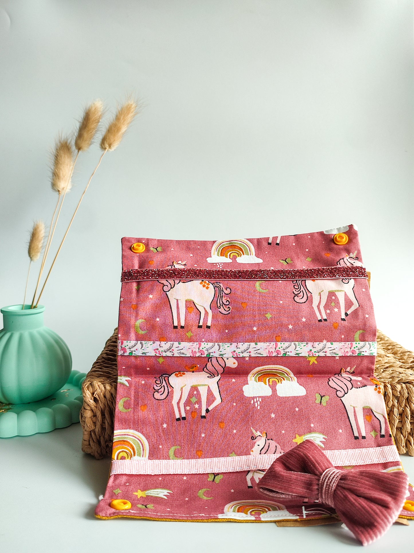 Pochette à barrettes