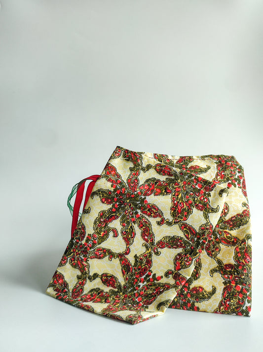 Pochon emballage cadeaux noel